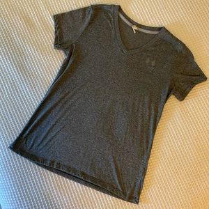 Under Armour Charcoal Grey V-Neck T-Shirt